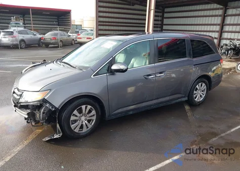 2015 Honda Odyssey Ex-L z USA, uszkodzony, nr VIN 5FNRL5H62FB065284